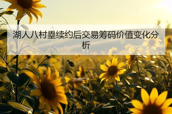 湖人八村塁续约后交易筹码价值变化分析